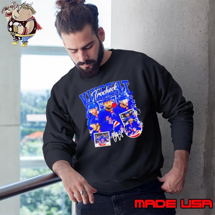 Vincent Trocheck New York Rangers ice hockey American professional hockey Championship signature Sweatshirt