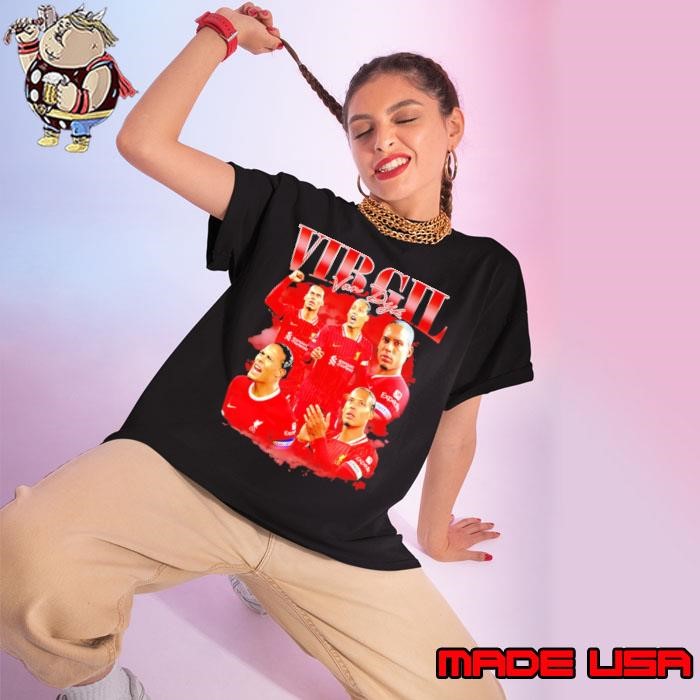 Virgil Van Dijk professional footballer Ladies tee