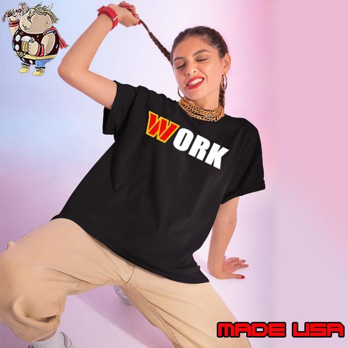 Washington Commanders Work logo Ladies tee