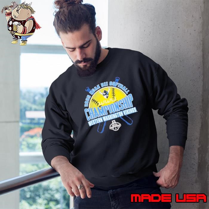 Western Washington Vikings NCAA Division II Softball Championship 2025 Sweatshirt