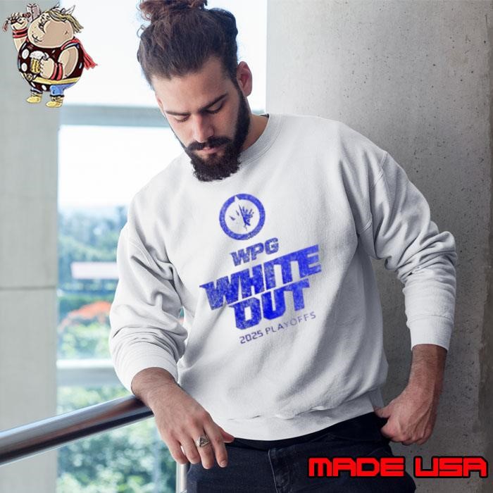 Winnipeg Jets 2025 Playoffs WPG White Out Sweatshirt