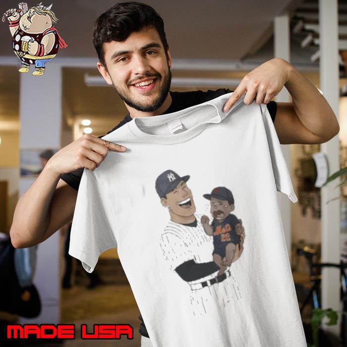 Yankees holding crying Mets baby Unisex