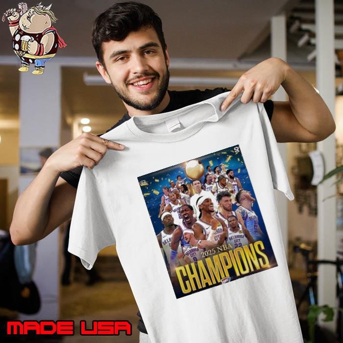 2025 NBA Champions OKC Thunder NBA Finals Unisex