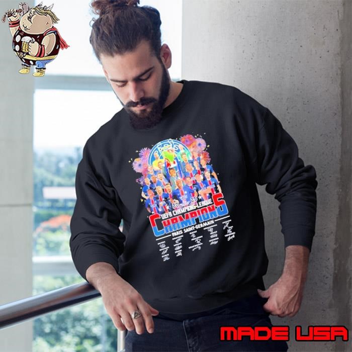 2025 UEFA Champions League Champions Paris Saint-Germain signature Sweatshirt