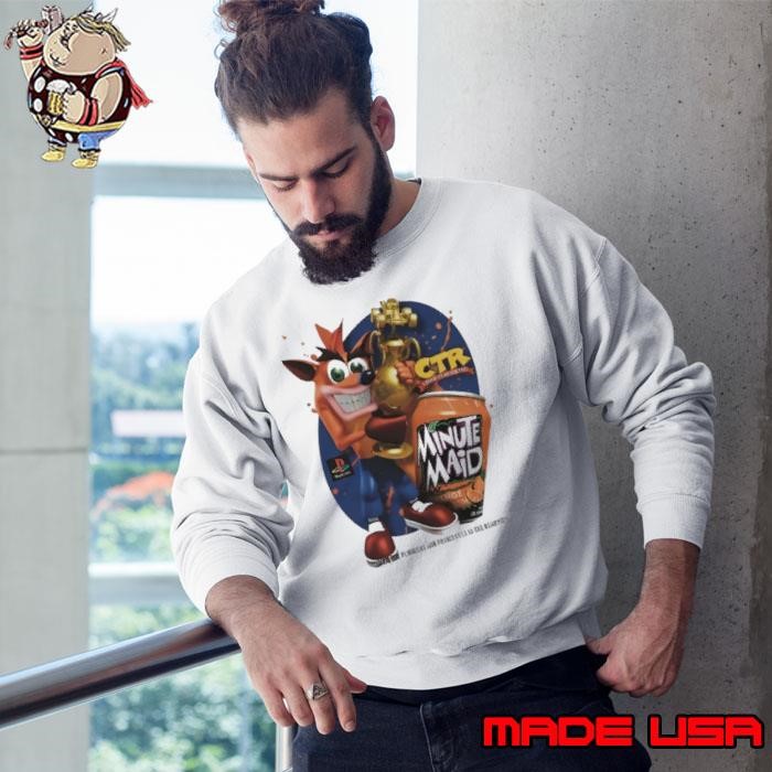 CTR Crash Team Racing Minute Maid Leave The Plumbers And Princesses In The Rearview Shirt