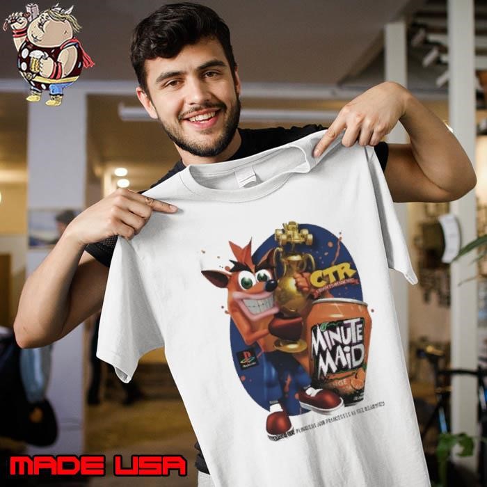 CTR Crash Team Racing Minute Maid Leave The Plumbers And Princesses In The Rearview Unisex
