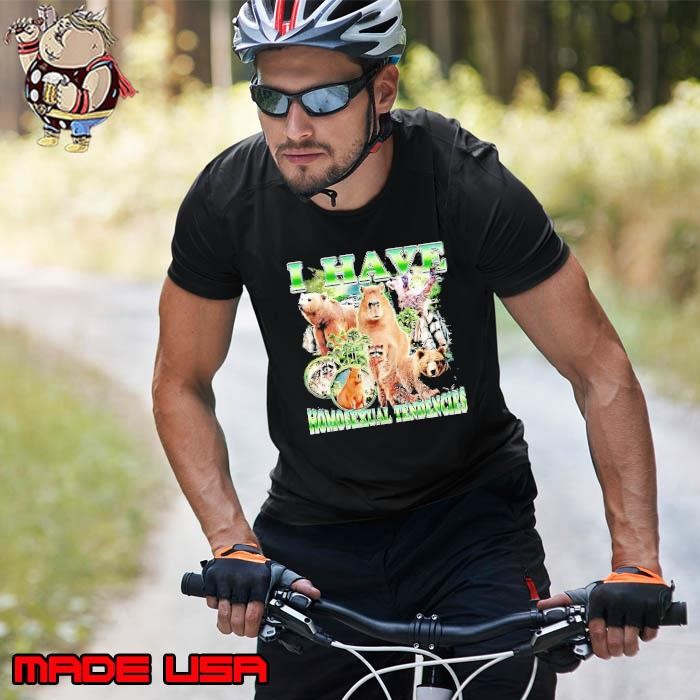 Capybara raccoon bear I have homosexual tendencies Unisex