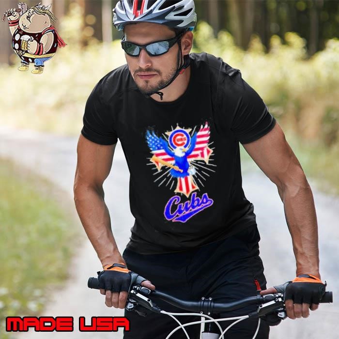 Chicago Cubs American Eagle flag logo Unisex
