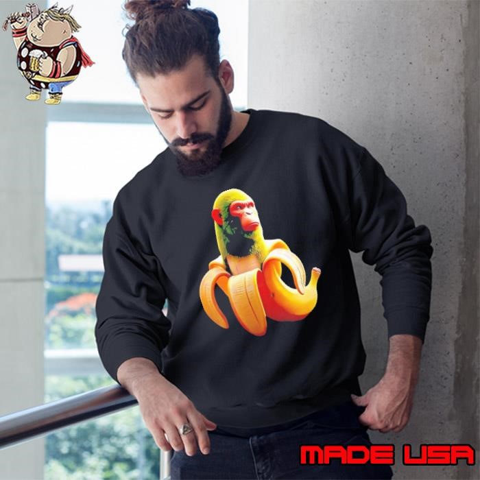Chimpanzini Bananini Brainrot character meme Sweatshirt