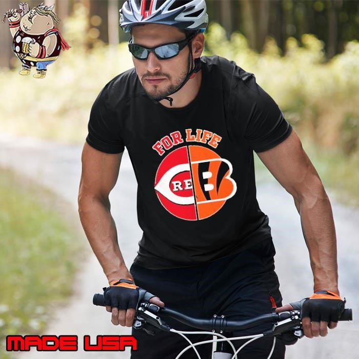 Cincinnati Reds and Cincinnati Bengals for life sports team logo Unisex