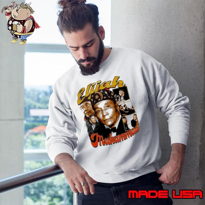 Elijah Muhammad picture collage vintage Sweatshirt
