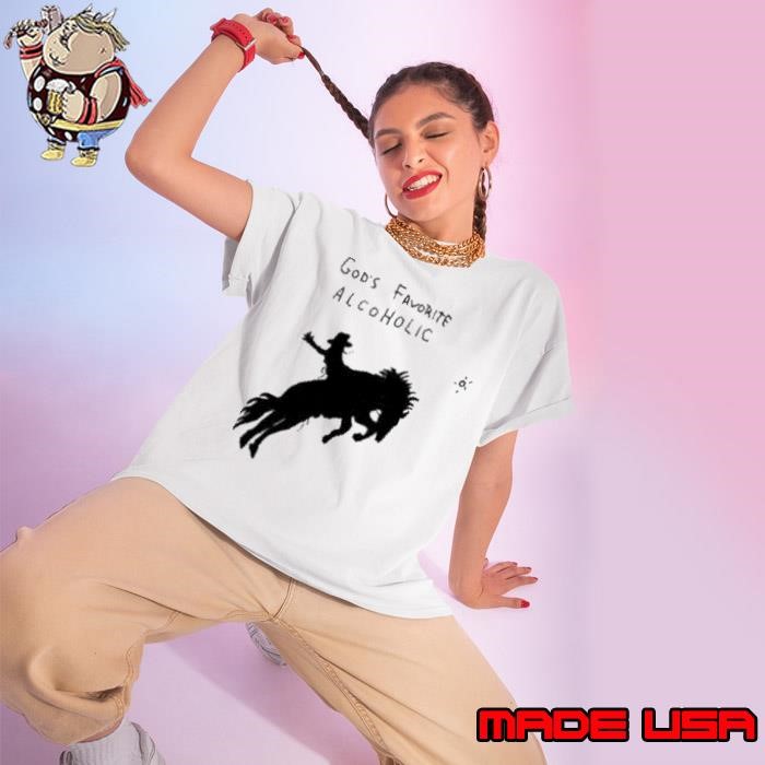 God’s favorite alcoholic Ladies tee