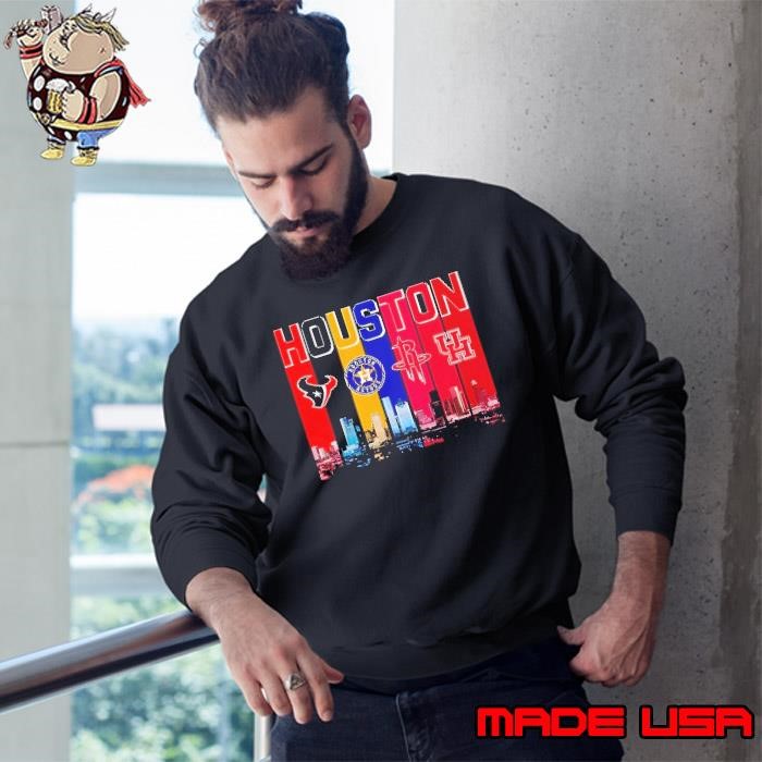 Houston Skyline City sports team logo Sweatshirt