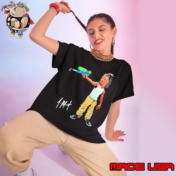 Ja Morant Super Soaker Memphis Grizzlies Cartoon Signature Ladies tee