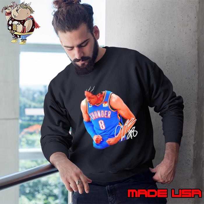 Jalen Williams Oklahoma City Thunder NBA Basketball Signature Sweatshirt