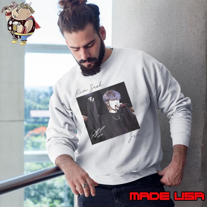 Kim Seokjin BTS signature Sweatshirt
