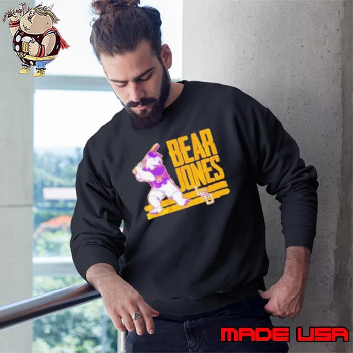 LSU Tigers Baseball Jared Jones Bear Sweatshirt