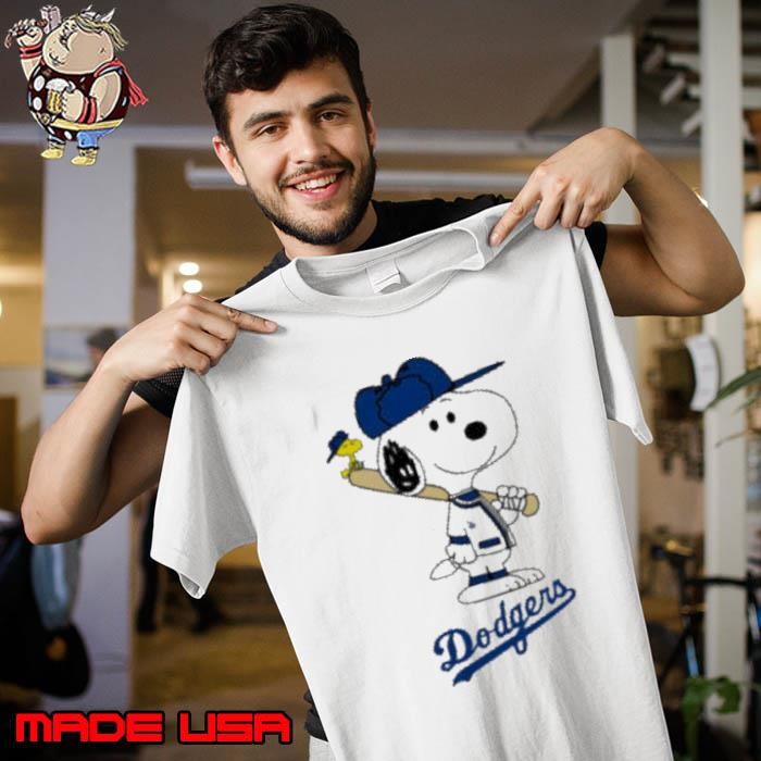 Los Angeles Dodgers Snoopy Baseball funny cartoon Unisex
