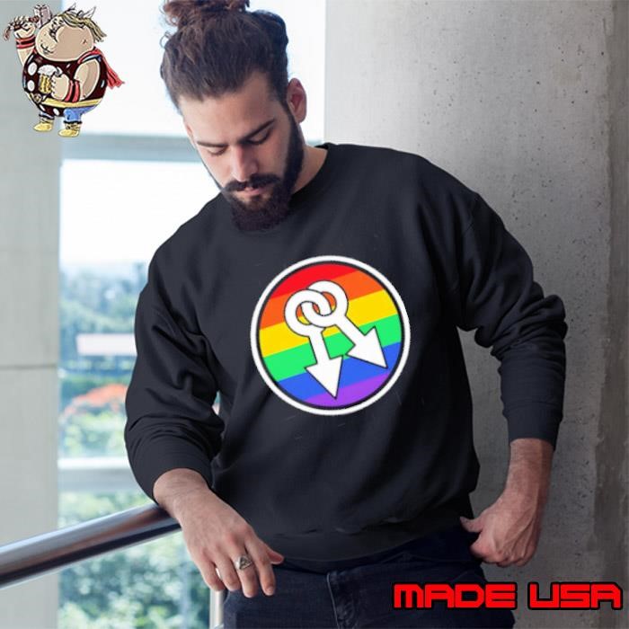 Male symbols rainbow Sweatshirt