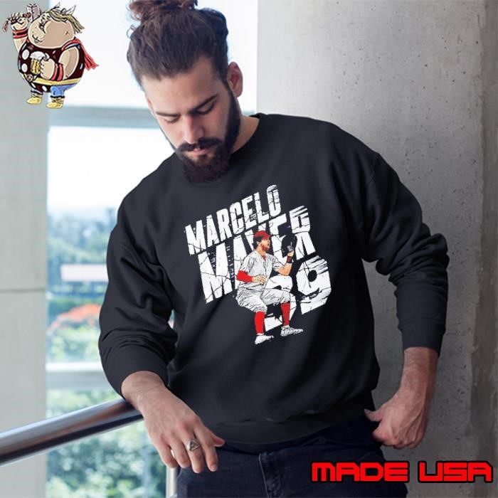 Marcelo Mayer Boston Red Sox MLB baseball catch shirt