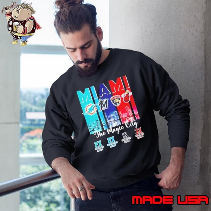 Miami The Magic City Champions logo Sweatshirt