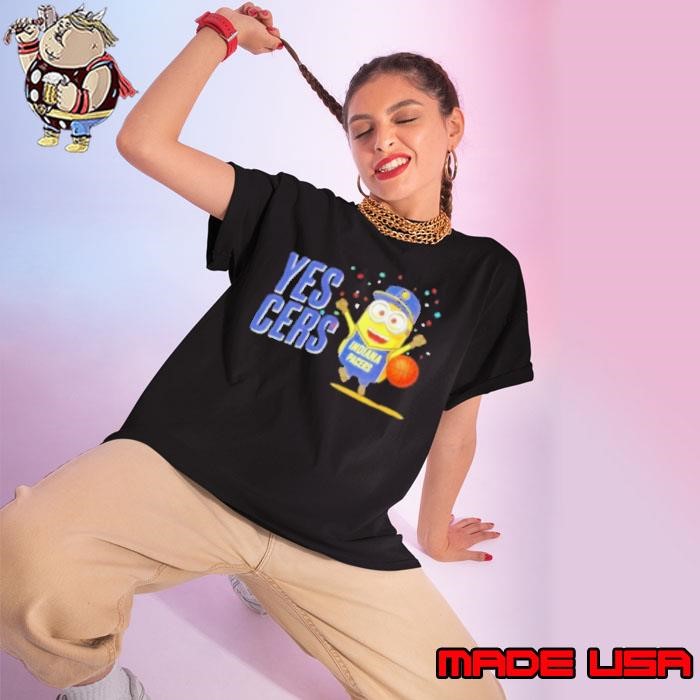 Minion Yes ‘Cers Indiana Pacers Basketball Ladies tee