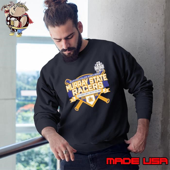 NCAA men’s college world series Murray State Racers the greatest show on dirt 2025 logo Sweatshirt