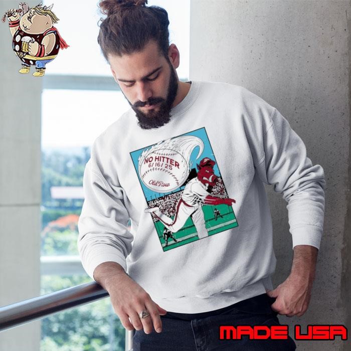 No Hitter June 15 2025 Arkansas Razorbacks Mascot Sweatshirt