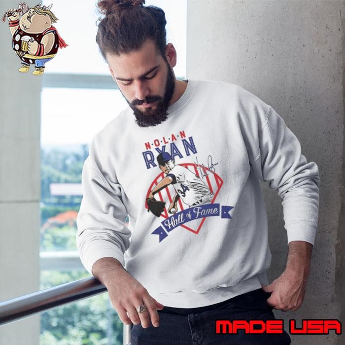 Nolan Ryan Texas Rangers MLB baseball player hall of fame signature Sweatshirt