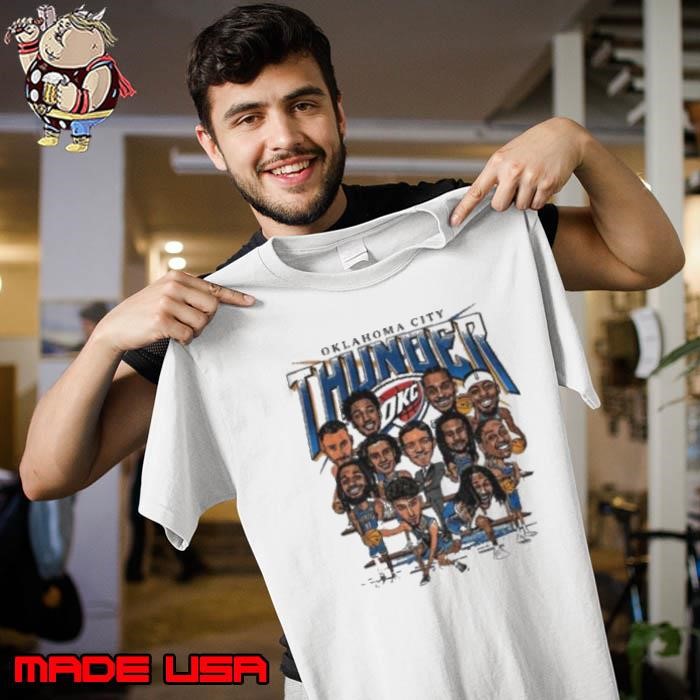 Oklahoma City Thunder OKC team caricature Unisex