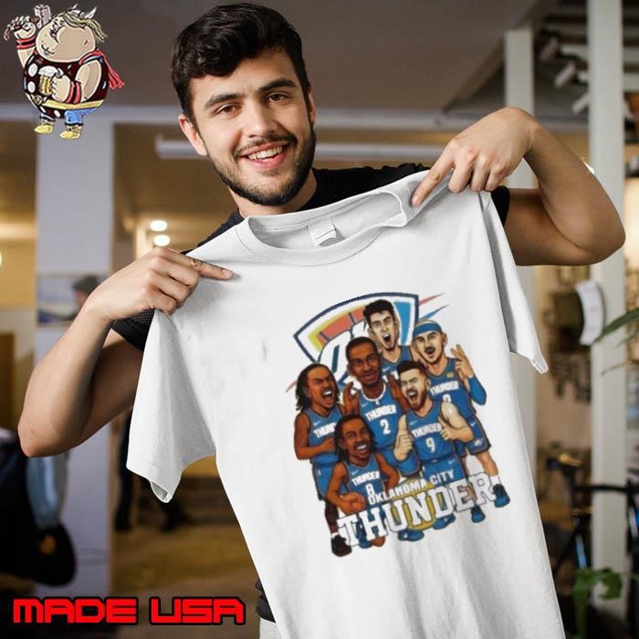 Oklahoma City Thunder basketball NBA Finals 2025 cartoon Unisex