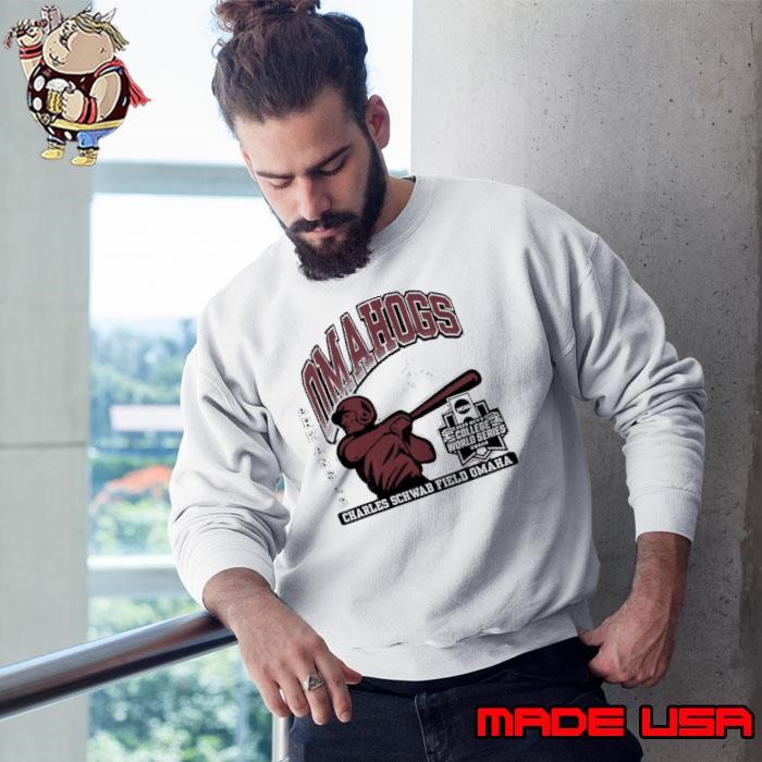 Omahogs Omaha Bound Bash Brothers Arkansas Razorbacks CWS Sweatshirt
