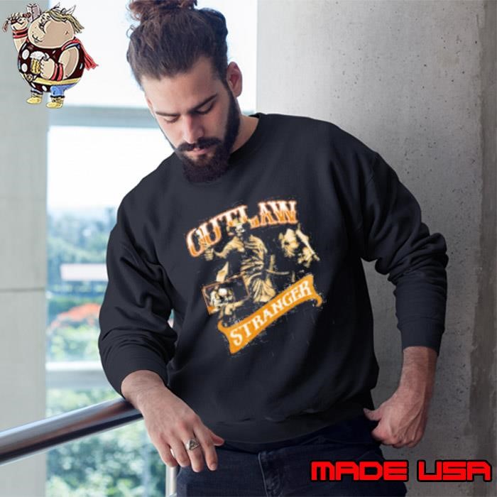 Outlaw Stranger Skeleton horse retro Sweatshirt