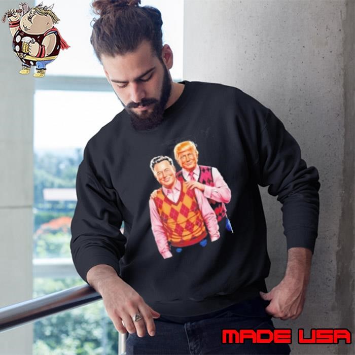 President Donald Trump and Elon Musk Step Brother Sweatshirt
