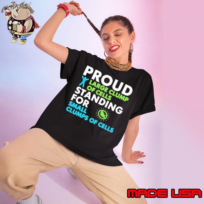 Proud large clump of cells standing for small clumps of cells Ladies tee