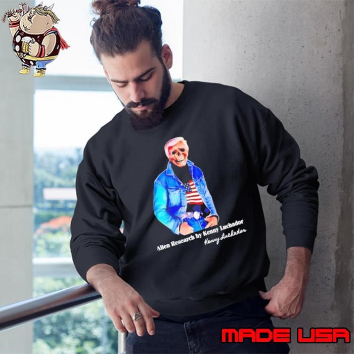 Ralph Skull Alien Research By Kenny Luchador Sweatshirt