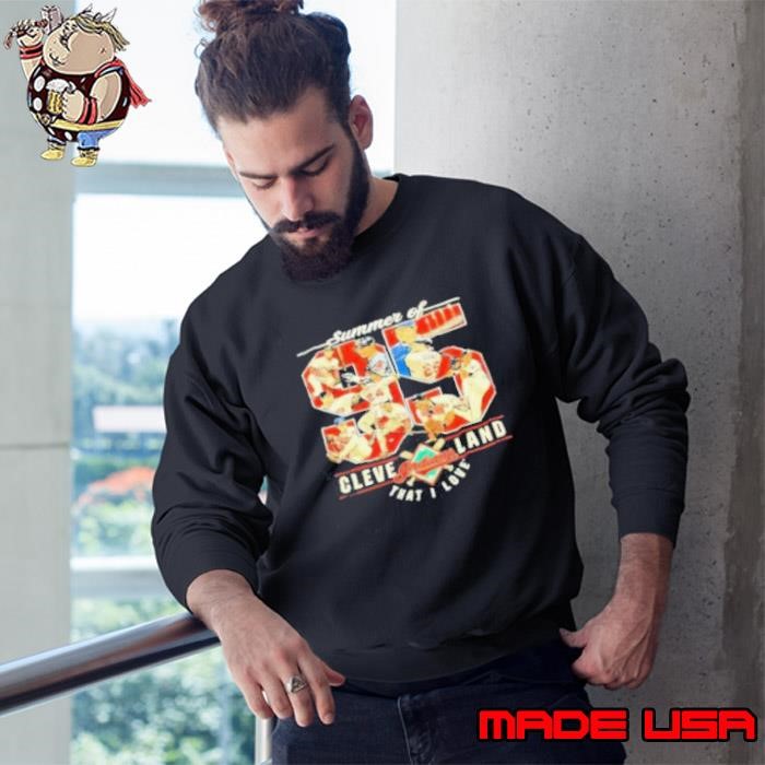 Sandy Alomar Jr. #95 summer of Cleveland Indians that I love Sweatshirt
