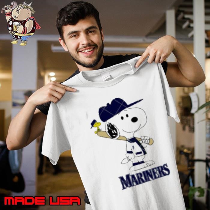 Seattle Mariners Snoopy Baseball funny cartoon Unisex