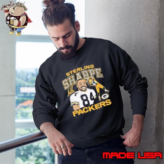 Sterling Sharpe Green Bay Packers player signature Sweatshirt