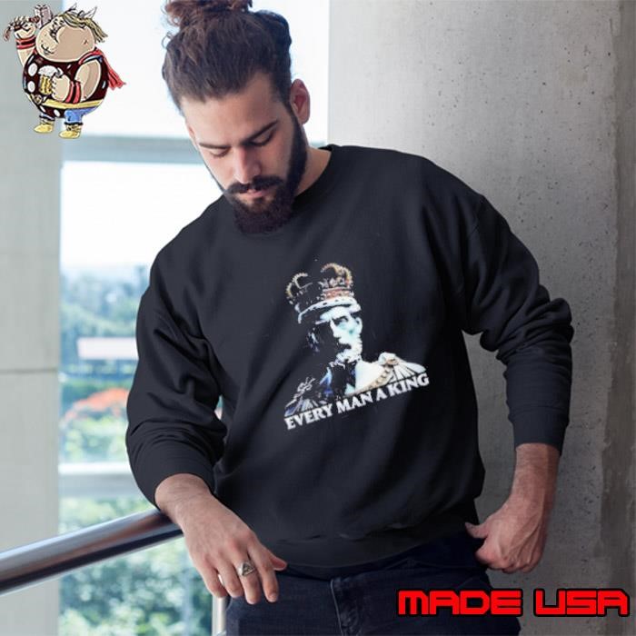 Stew Peters Huey Long Every Man A King Sweatshirt