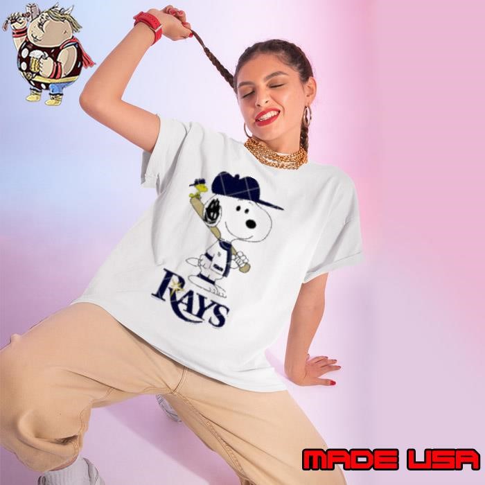 Tampa Bay Rays Snoopy Baseball funny cartoon shirt