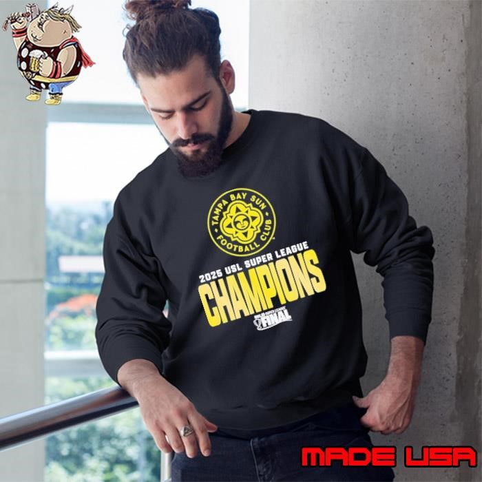 Tampa Bay Sun FC USL Super League 2025 Champions Sweatshirt
