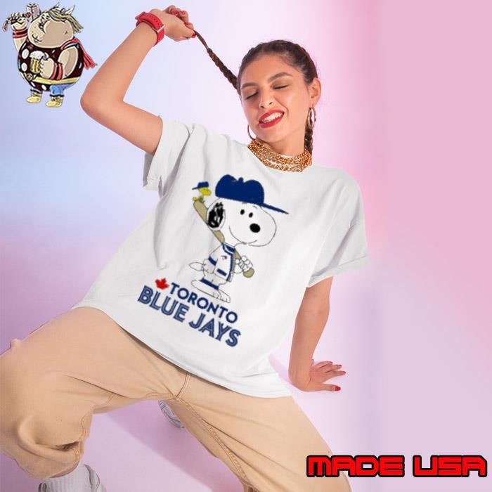 Toronto Blue Jays Snoopy Baseball funny cartoon shirt