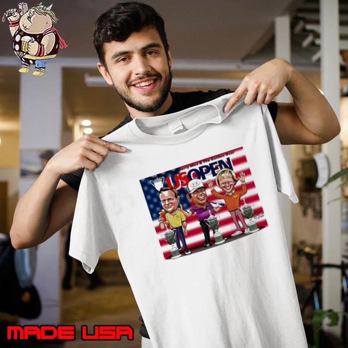 US Open Champion The King The Merry Mex and The Golden Bear Usa Flag Unisex