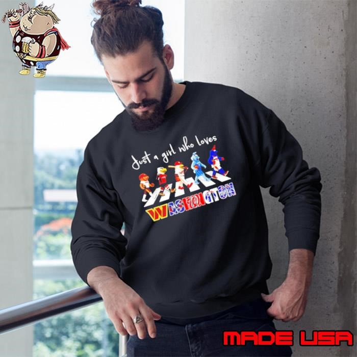 Washington Team Just a girl who loves Abbey road Sweatshirt