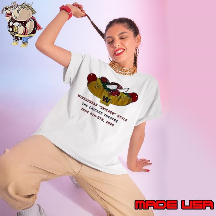 Widespread Chicago style the Chicago theatre june 6th 2025 Ladies tee