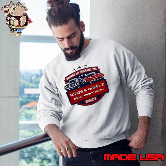 Wings and Wheels Exclusive Valiant Air Command INC logo Sweatshirt