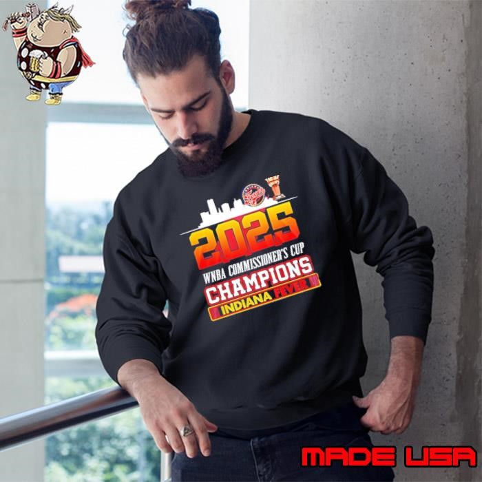 2025 WNBA Commissioner’s Cup Champions Indiana Fever city skyline Sweatshirt