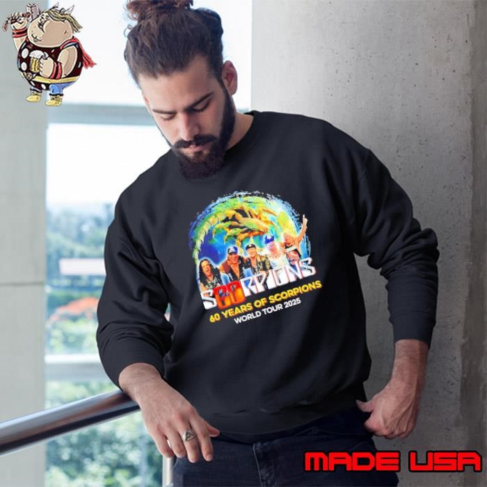 60 Years Of Scorpions World Tour 2025 Sweatshirt