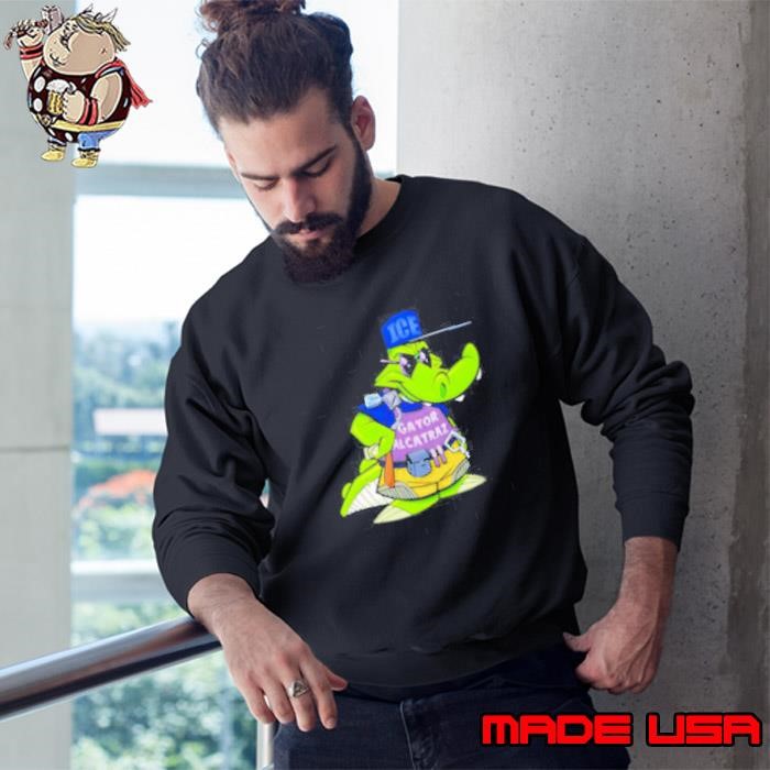Alligator Alcatraz Ice Detective Gator Sweatshirt